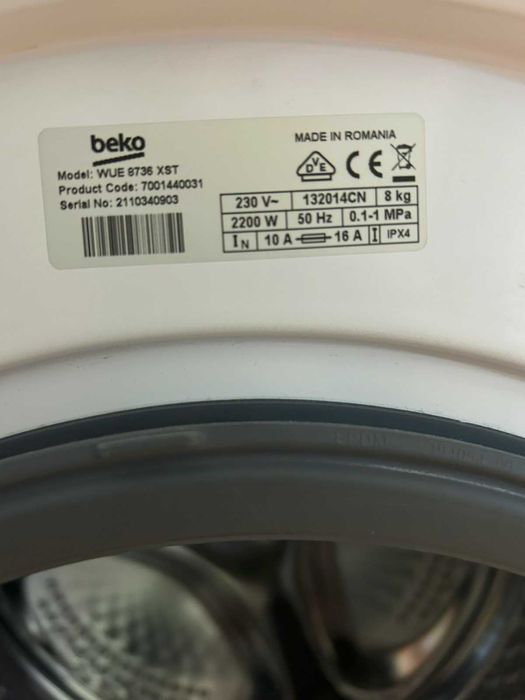Пералня BEKO WUE 8736 XST