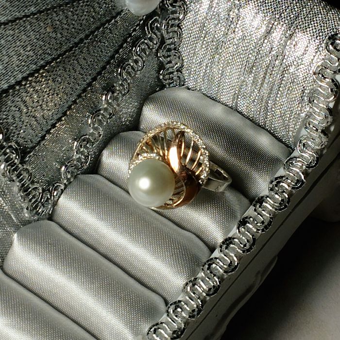 ЗОЛОТО+серебро+жемчуг