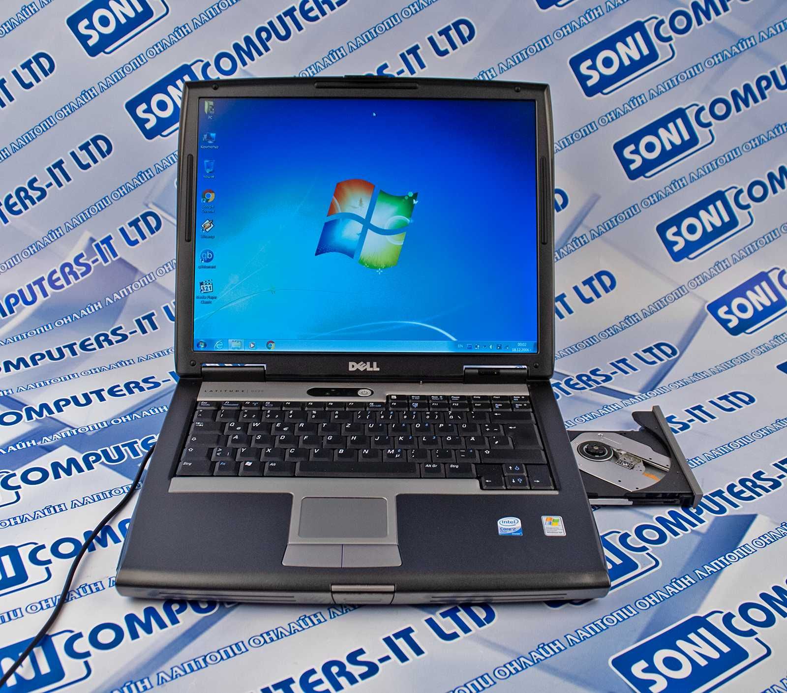 Лаптоп Dell D520 /T5500/2GB DDR3/300 GB HDD/14"