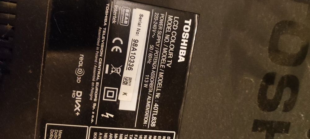 Телевизор 40inch Toshiba