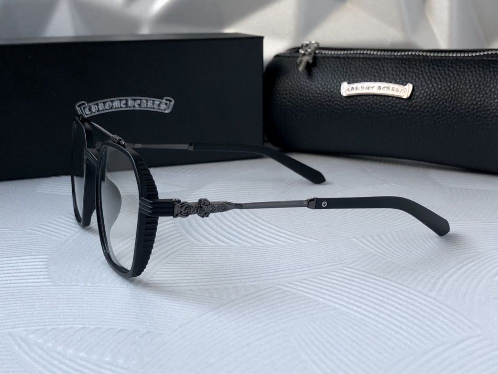 Очила за компютър Диоптрични рамки прозрачни слънчеви chrome hearts