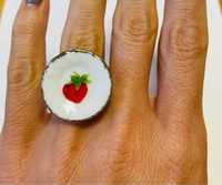 Красив нов пръстен с порцелан