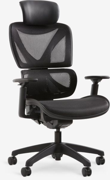 VARPELEV Scaun birou VARPELEV negru 3 Buc.