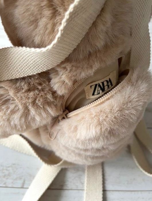 Зайче плюшена играчка и раничка Zara