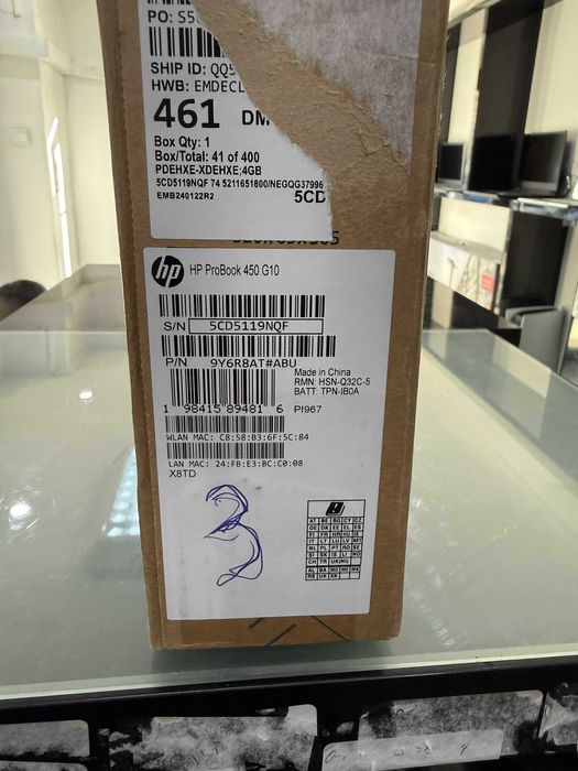 Laptop HP ProBook 450 G10 15.6" i5 1334U 13th 8GB RAM 256SSD NOU