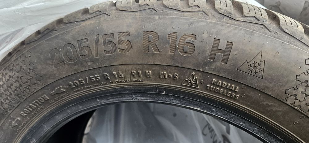 205/55/16 continental ts 870 зимни гуми 7mm дот 22г.4броя