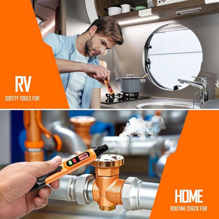 Преносим детектор за течове на газ  
TECHAMOR