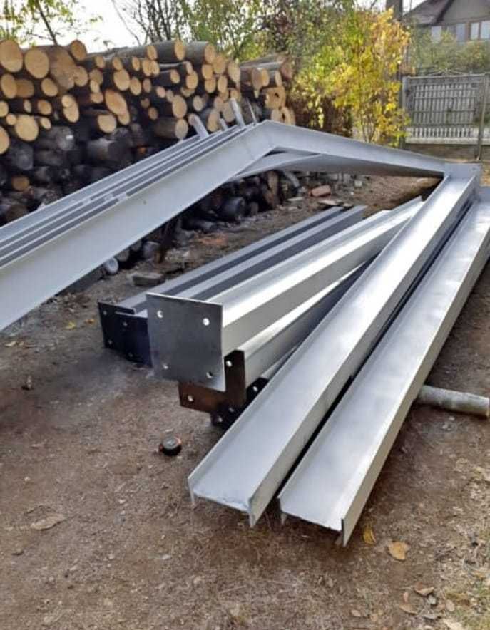 Vand hala metalica 10x22x4 din profile ipe 180 7500euro