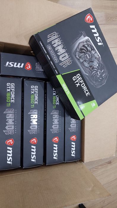 Продаю видеокарт MSI GTX 1660 Ti (6 ГБ)
