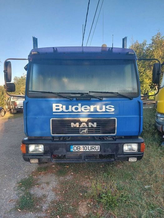 MAN 12.224/ATLAS/ camion cu macara si remorca