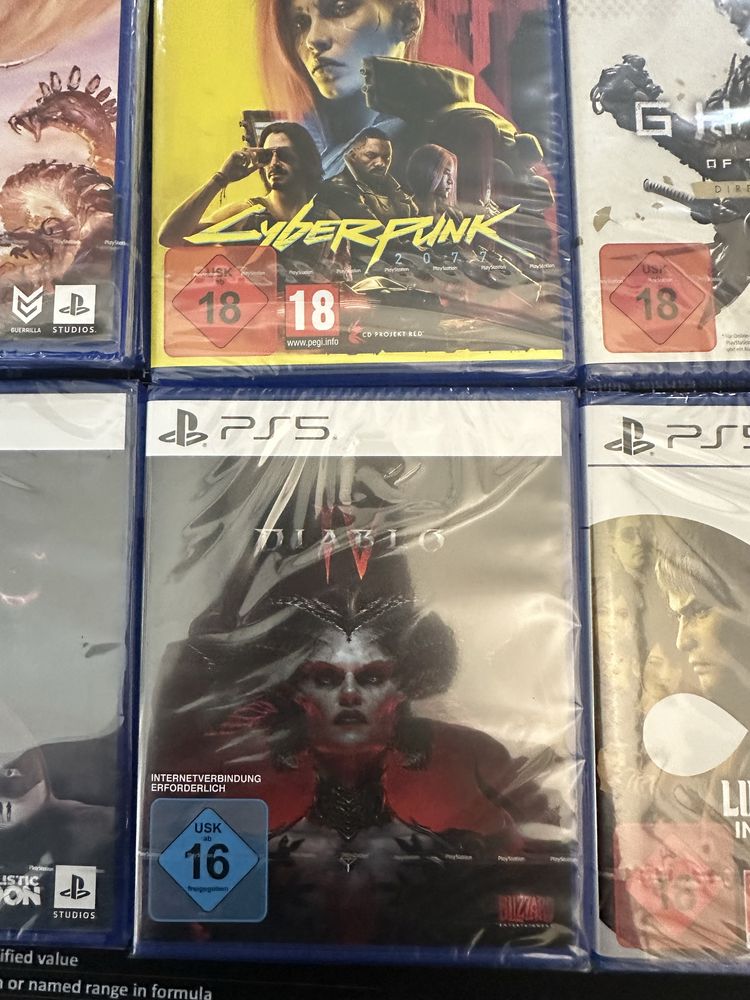 Joc playstation 5 cyberpunk gost of tsushima diablo until dawn