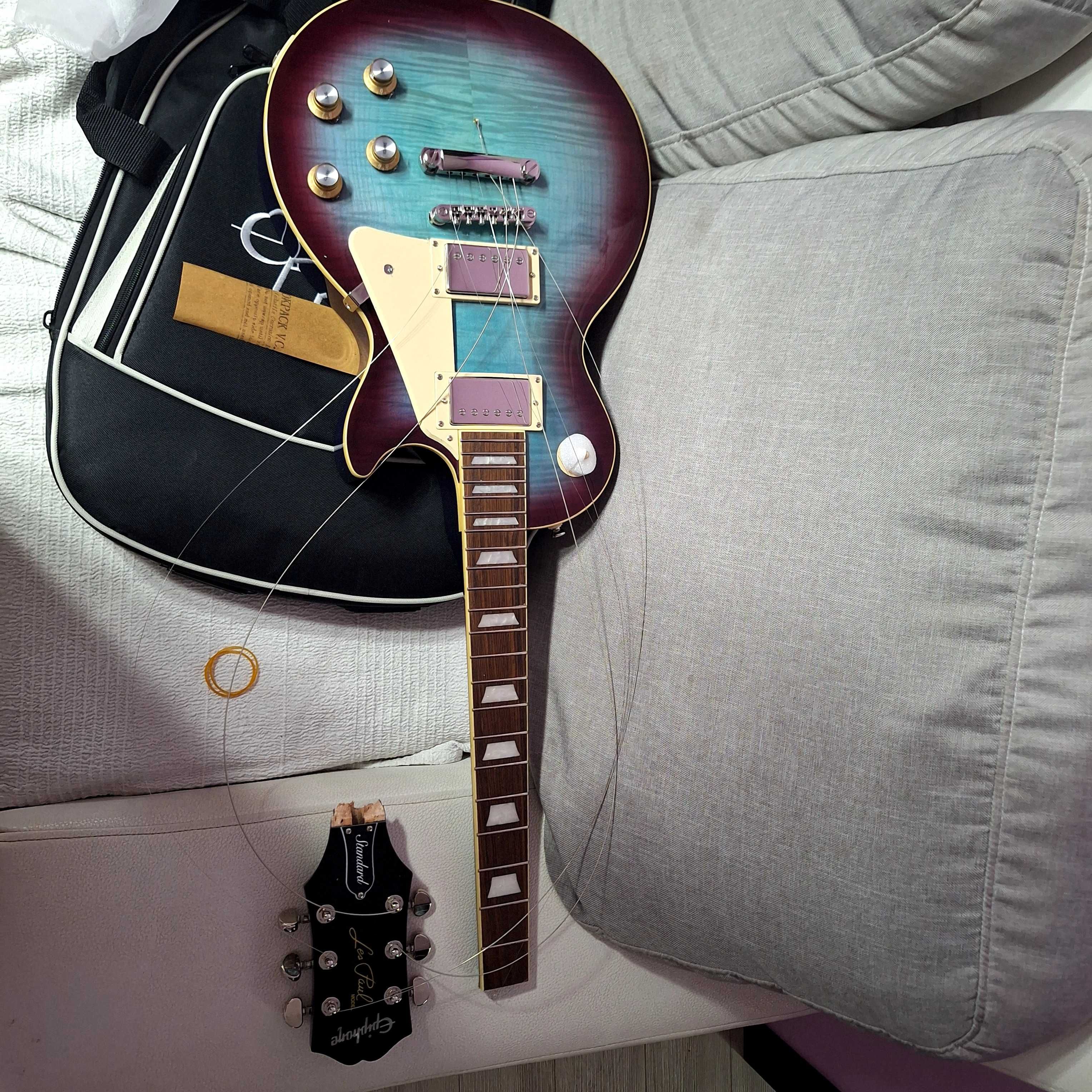 Chitara electrica ephifon les paul standard 60's BBB defect