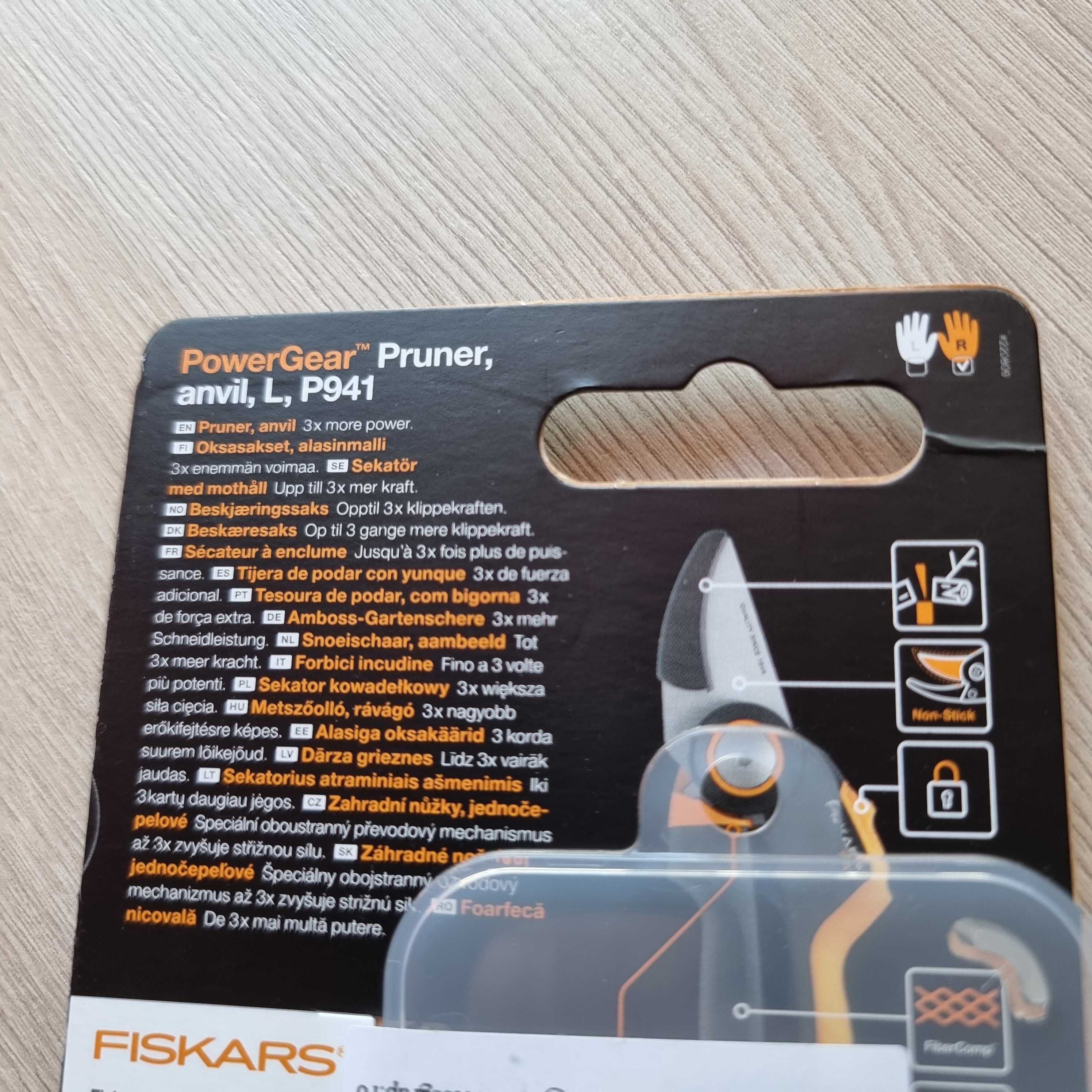 FISKARS foarfeca gradina pt taiat crengi pomi nicovala lama otel 28.5