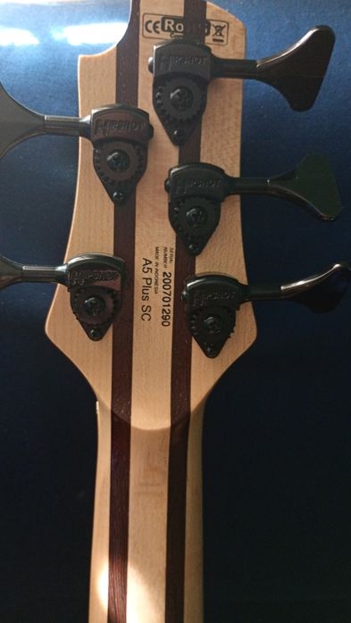 Chitara bass Cort A5 Plus SC Amber Open Pore