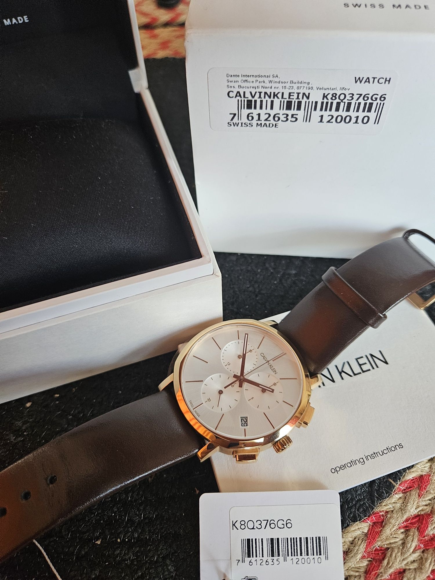 CALVIN KLEIN оригинален мъжки швейцарски часовник