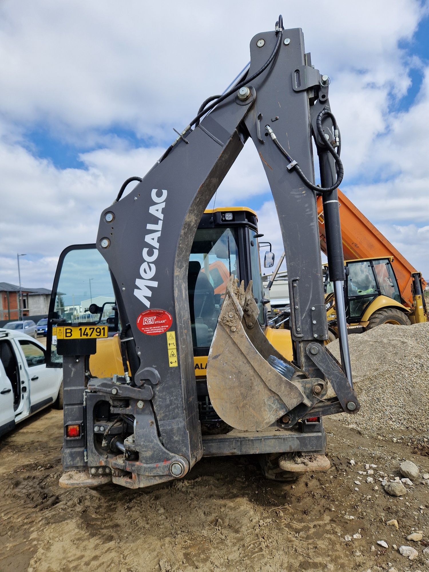 Vand  buldoexcavator