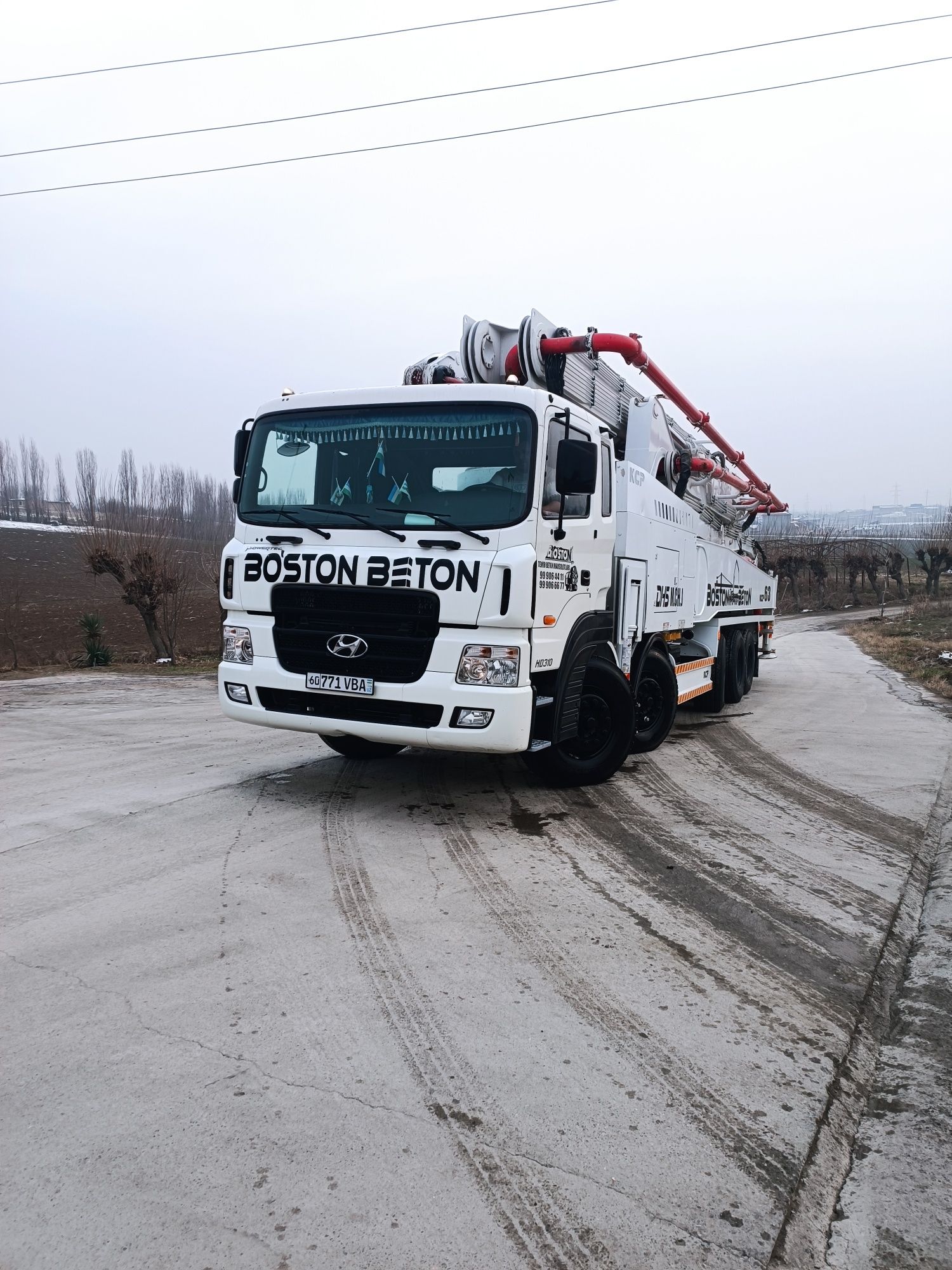 Автобетононасос КСР 63м Сотилади