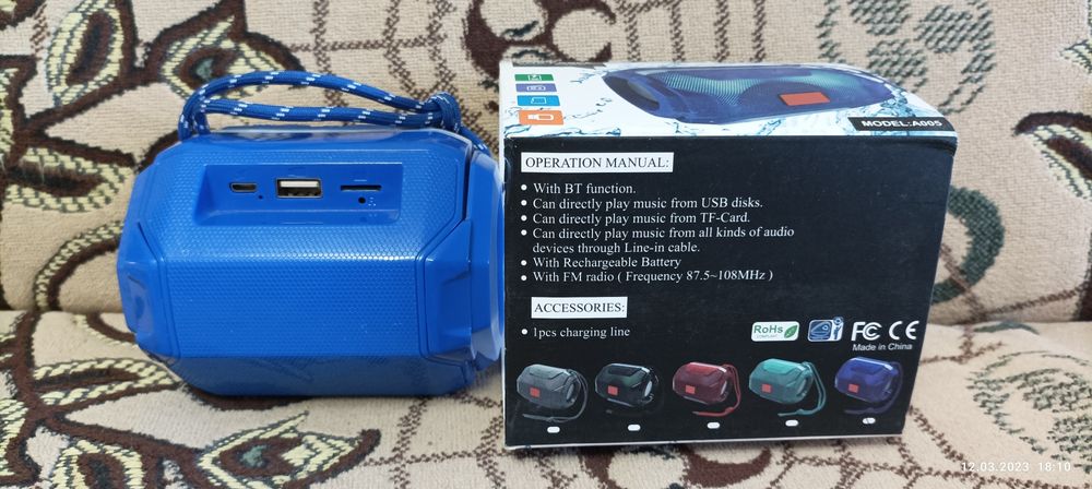 Новая блютуз колонка А 005