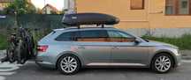 Inchiriez Thule sistem complet: cutie portbagaj si bare transversale