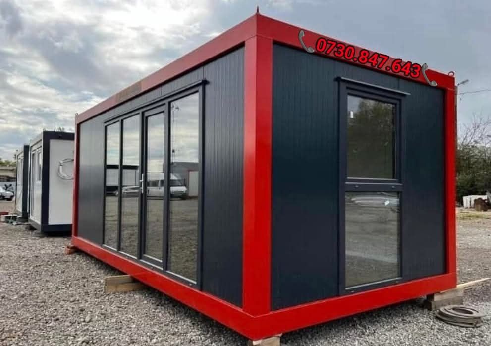 Container modular pentru cafenea/ birouri/ vestiar/ vitrina/ chiosc