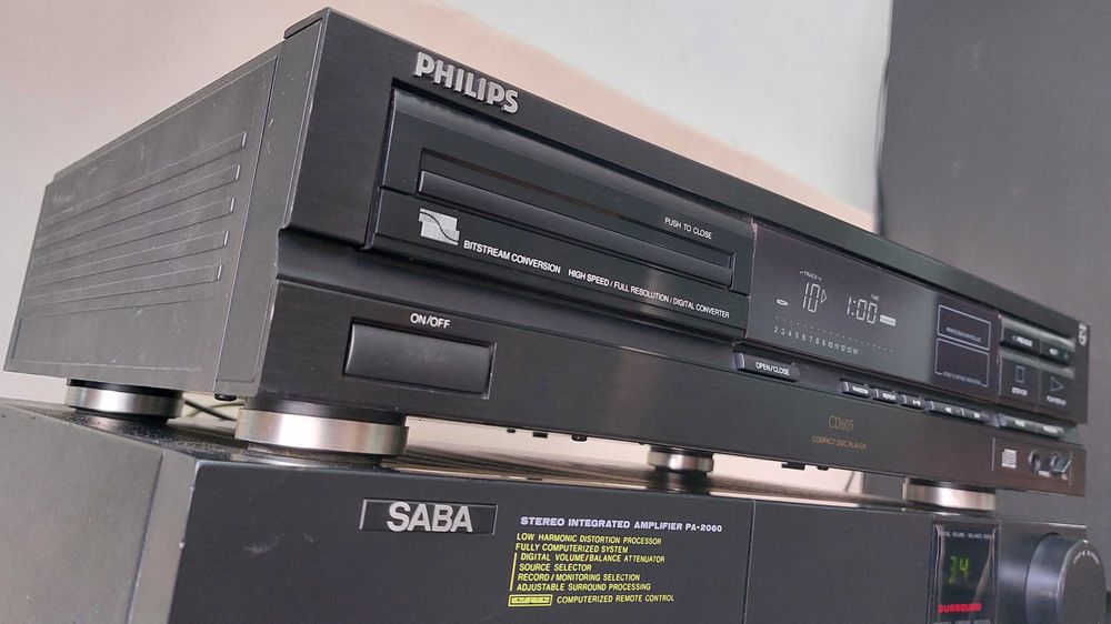 Philips CD 605 muzica la player vintage sunet TOP