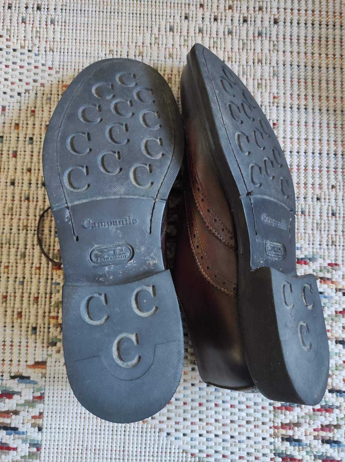 Дамски кожени обувки 37,5 номер италианска марка Campanile