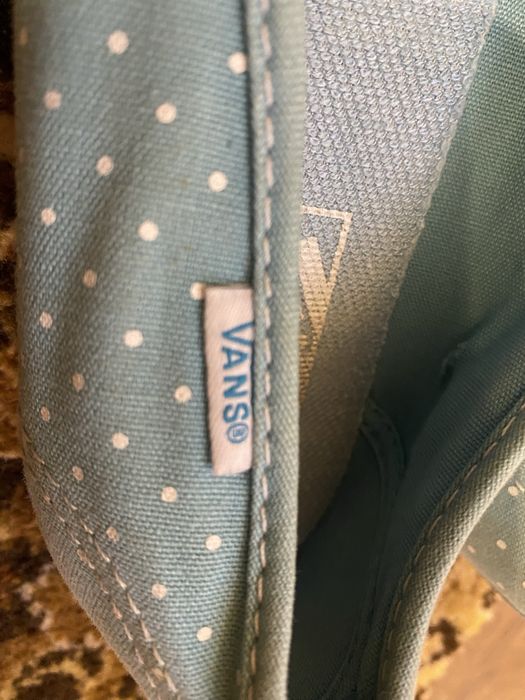 Сини Кецове на бели точки Vans