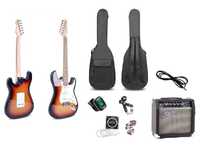 Set chitara electrica amplificator cablu,husa,curea,acordor,corzi,pene
