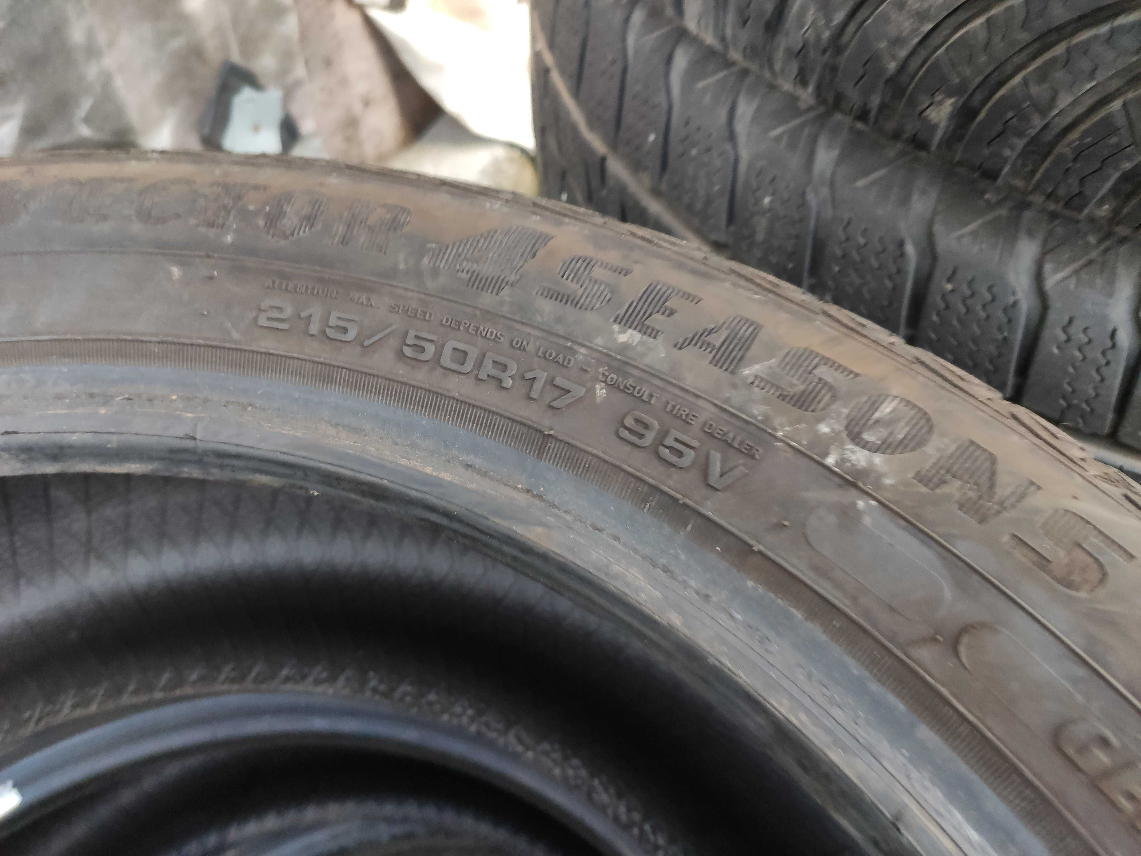 2бр Всесезонни гуми 215 50 17 - Goodyear - DOT 2022