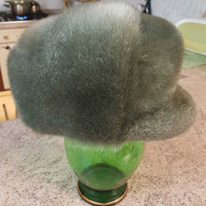 Мужская шапка мех нерка, р.58-60