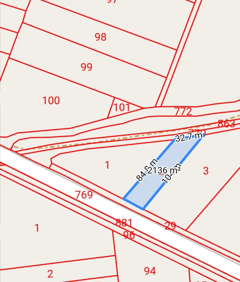 Парцел на главен път в гр.Карлово