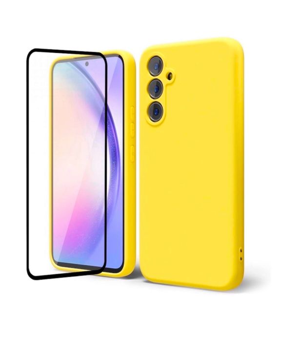 Samsung A07/A17/A16/A26/A36/A56 Husa Soft Touch + Folie Sticla Esd