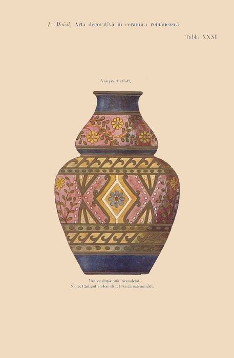 Arta decorativă în ceramica românească ediția 1931