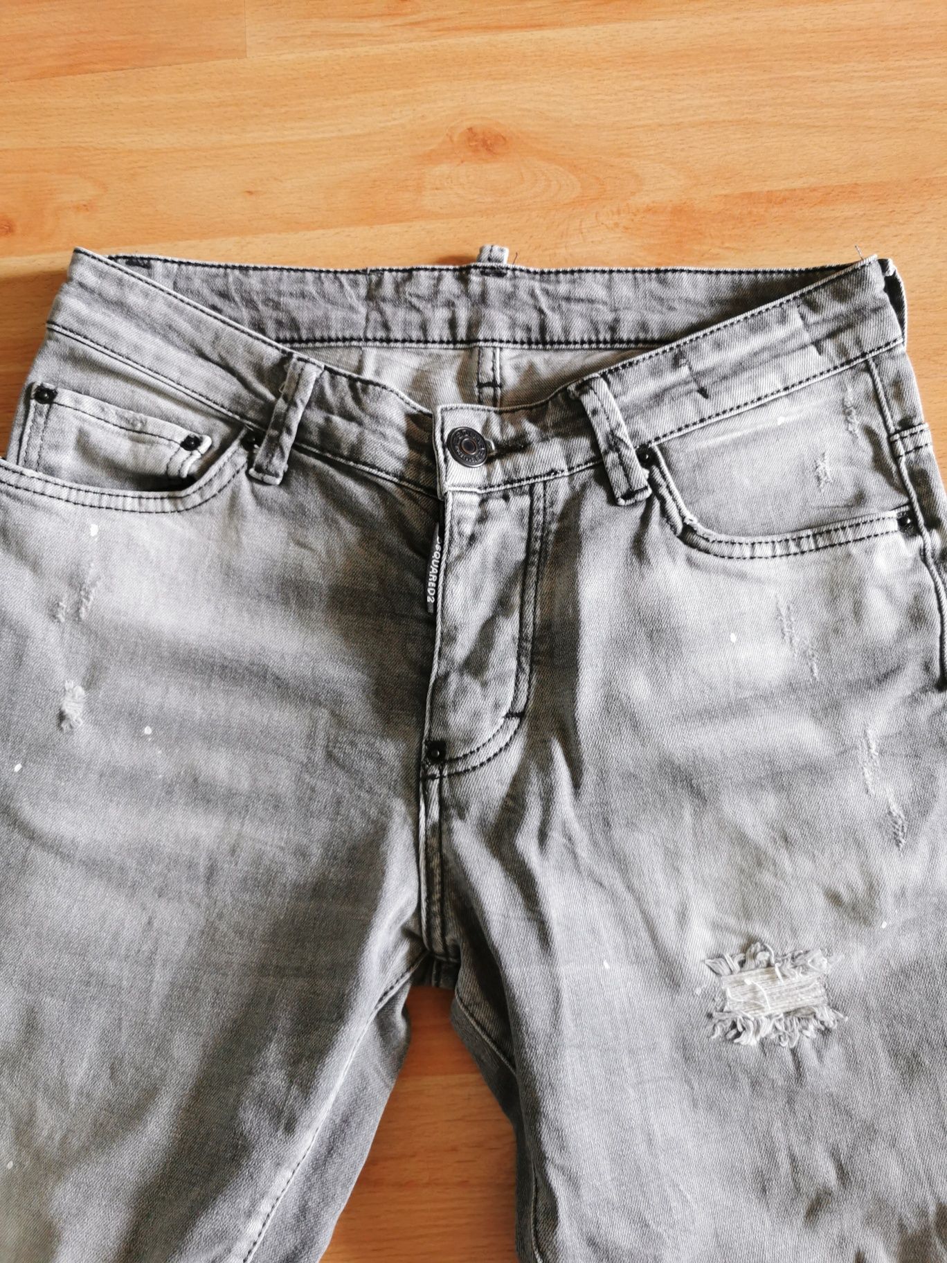 Disquared denim slim fit