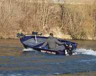 Barca aluminiu Bass PRO 420 spinning
