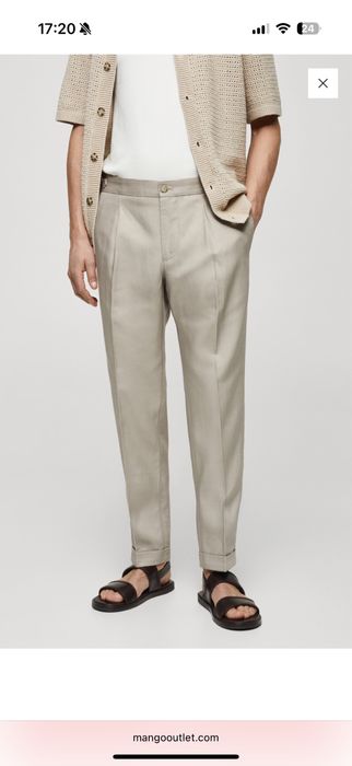 Pantaloni barbati Mango in