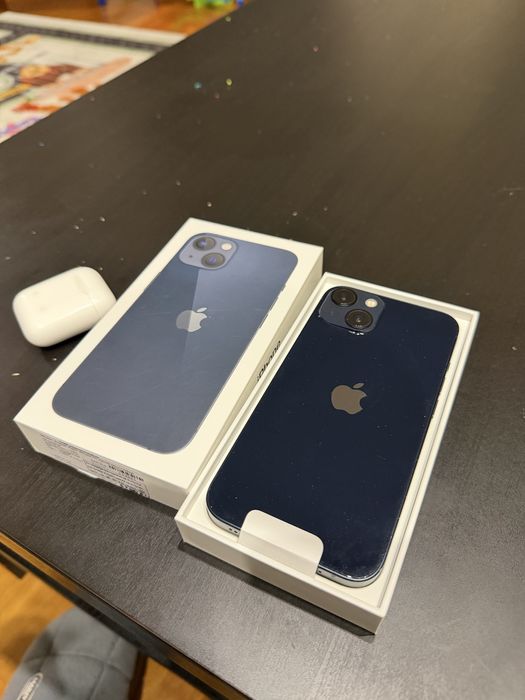 iPhone 13 256gb е добро състояние с подарък airpods gen2 оригинални