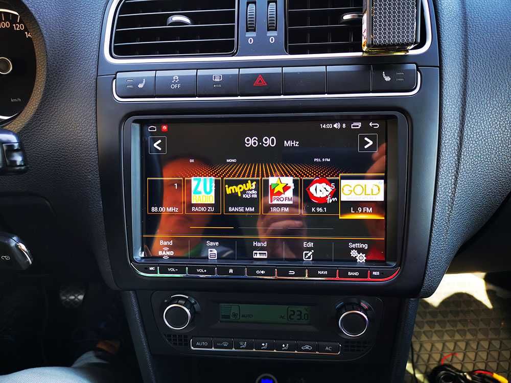 Navigatie VW Polo Octacore 4+32GB DSP SIM 4G Carplay Android auto