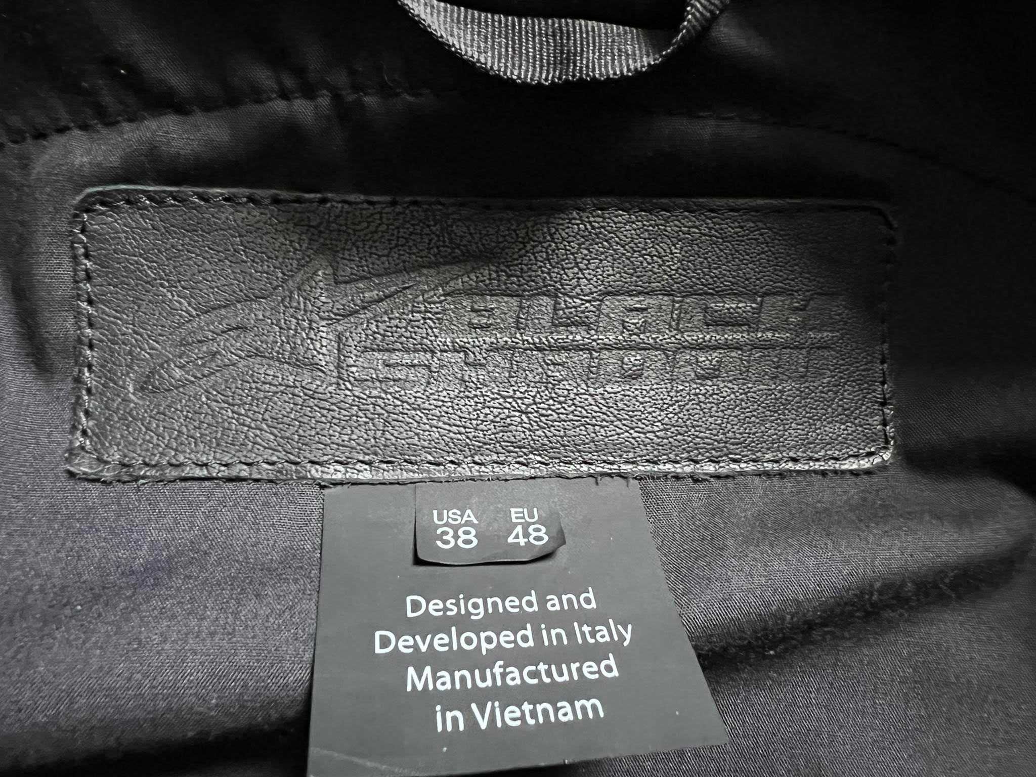 Alpinestars Huntsman кожено яке за мотор - черно - размер 48