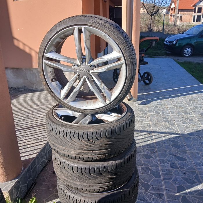 Vând jante cu cauciucuri de vara original dr Audi mărimea 225/35/19