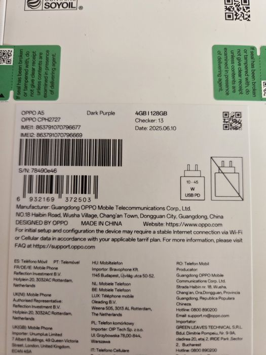 Telefon Oppo a 5 128 GB