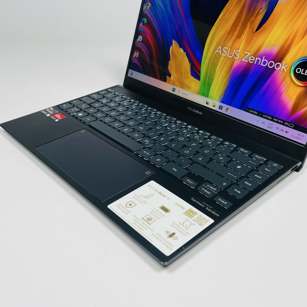 ASUS ZenBook 13 OLED/Ryzen 5 5600U 16MB/512GB NVMe/8GB LPDDR4X