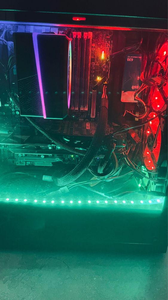 Banda LED RGB PC cu controler.