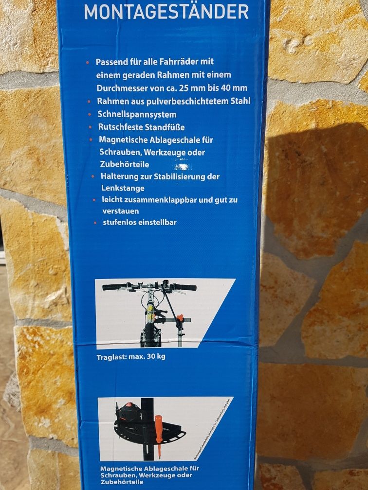 Stativ, suport, stand reparații biciclete, Germany