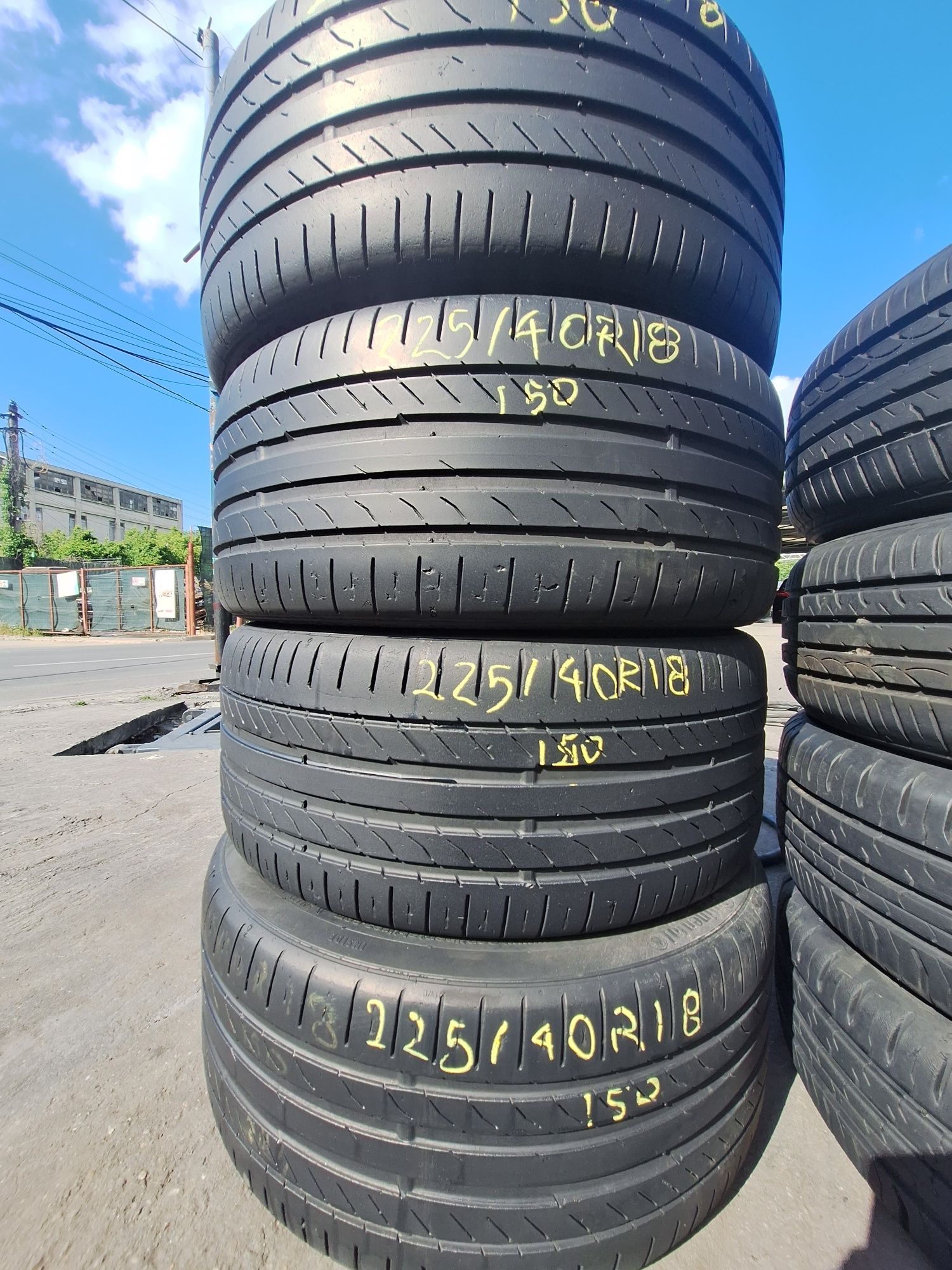 4 anvelope vara 225/40r18 Continental rft Ssr runflat Montaj Gratuit