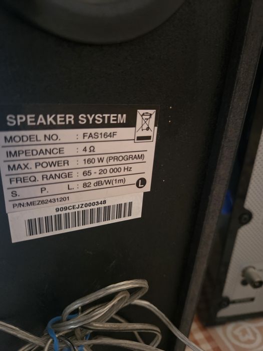 Vand sistem HI-FI LG