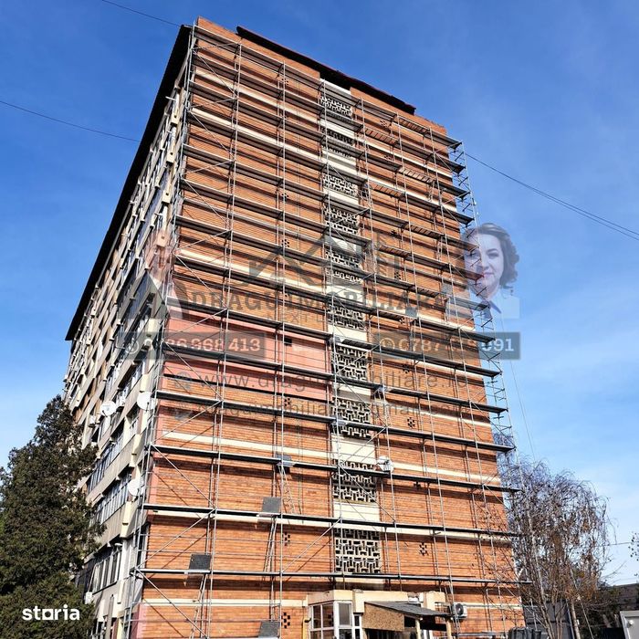 Apartament 3 camere/ Etajul 2 Bloc Turn/Bloc in reabilitare termica