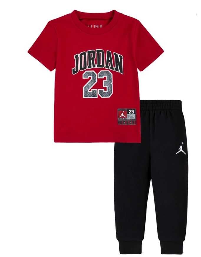 Jordan 23 бебешки спортен комплект от тениска и долница 9-12 месеца