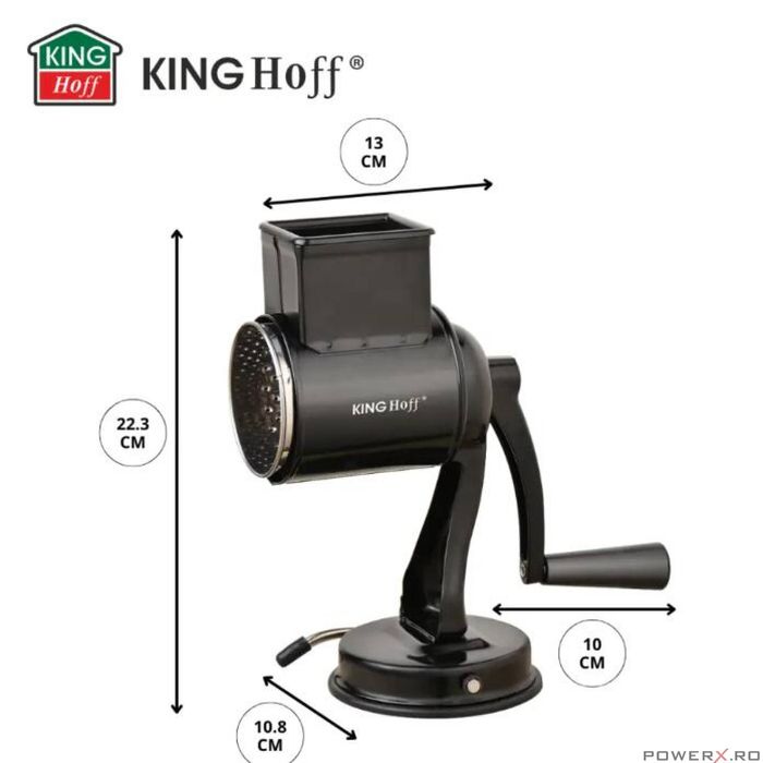 Masina manuala, 5 insertii pentru tocat legume, prindere prin ventuza,