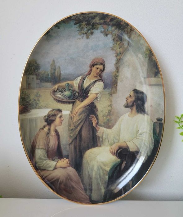 Set de cinci farfurii decorative din porțelan Bavaria,